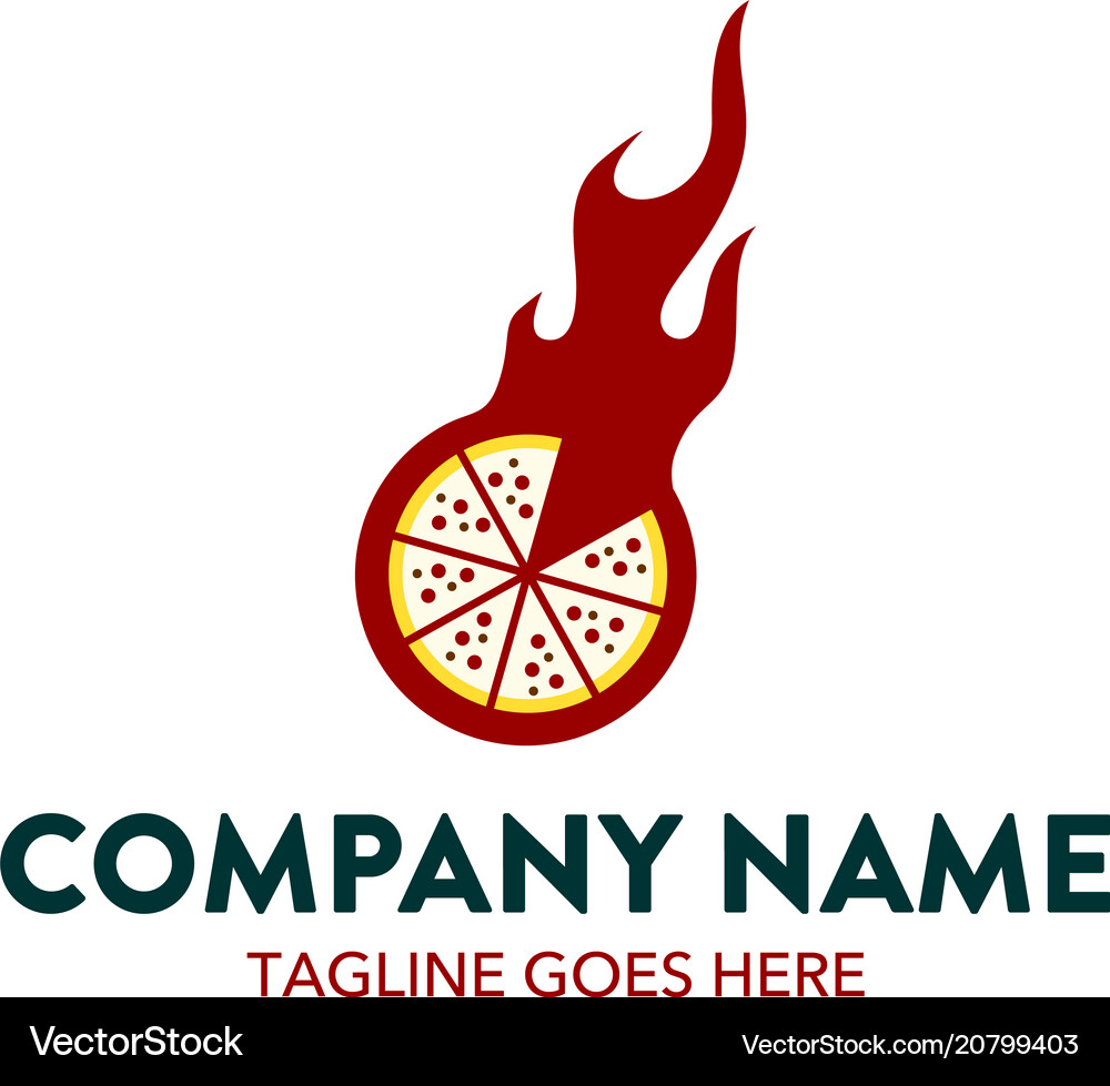 Food and beverage logo Royalty Free Vector Image