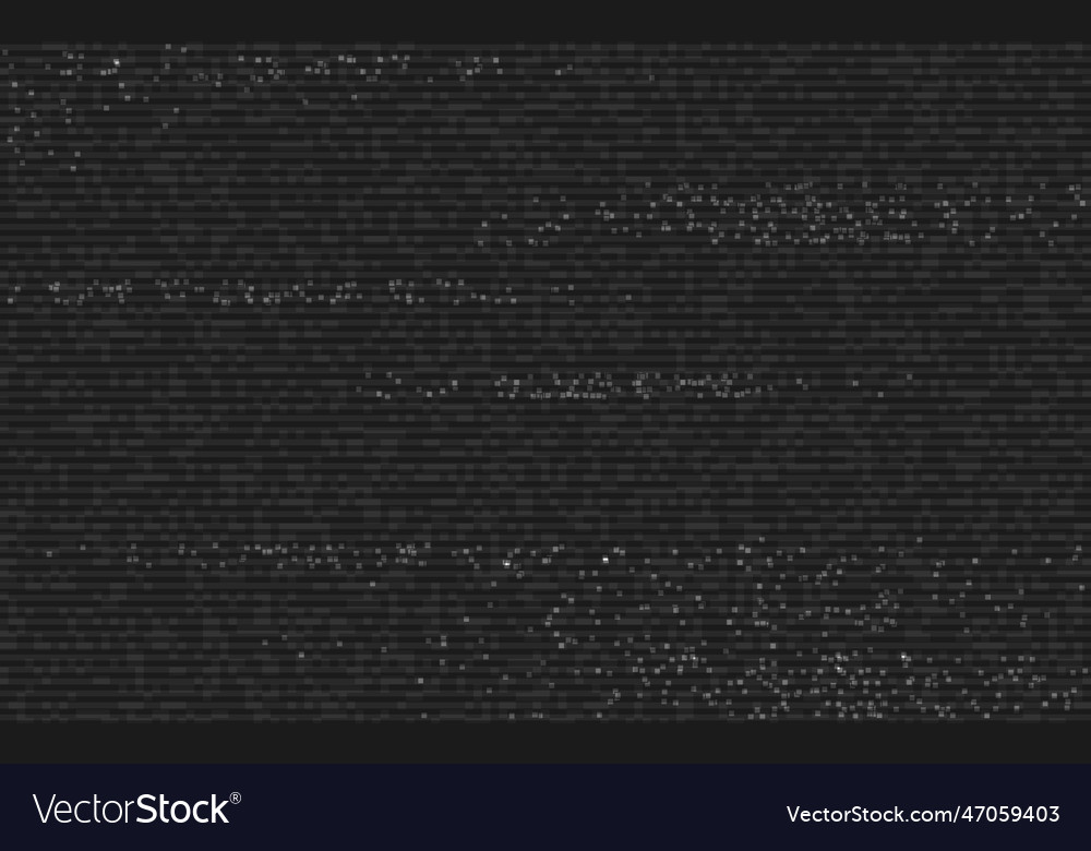 Glitch analog template vhs video error retro vector image Glitch analog template vhs video error retro