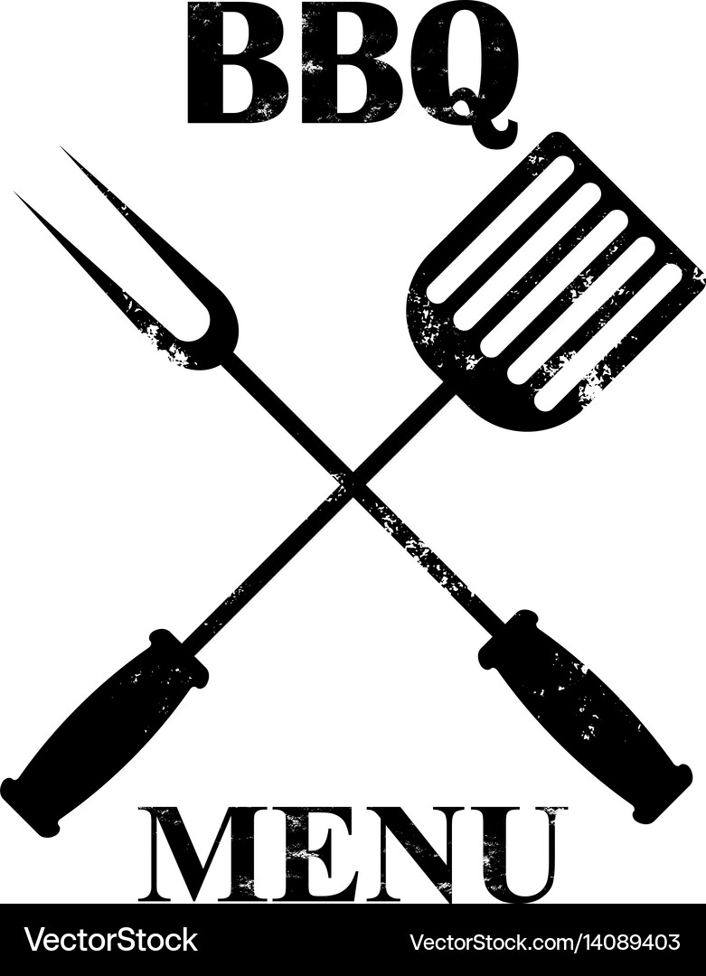 Grill menu isolated Royalty Free Vector Image - VectorStock
