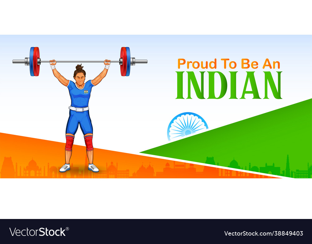 Indian sportsperson weightlifter in women category