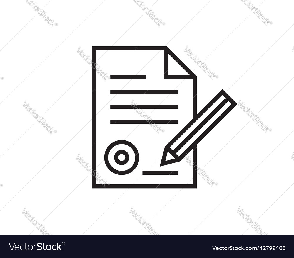 Note icon sign paper message or document page
