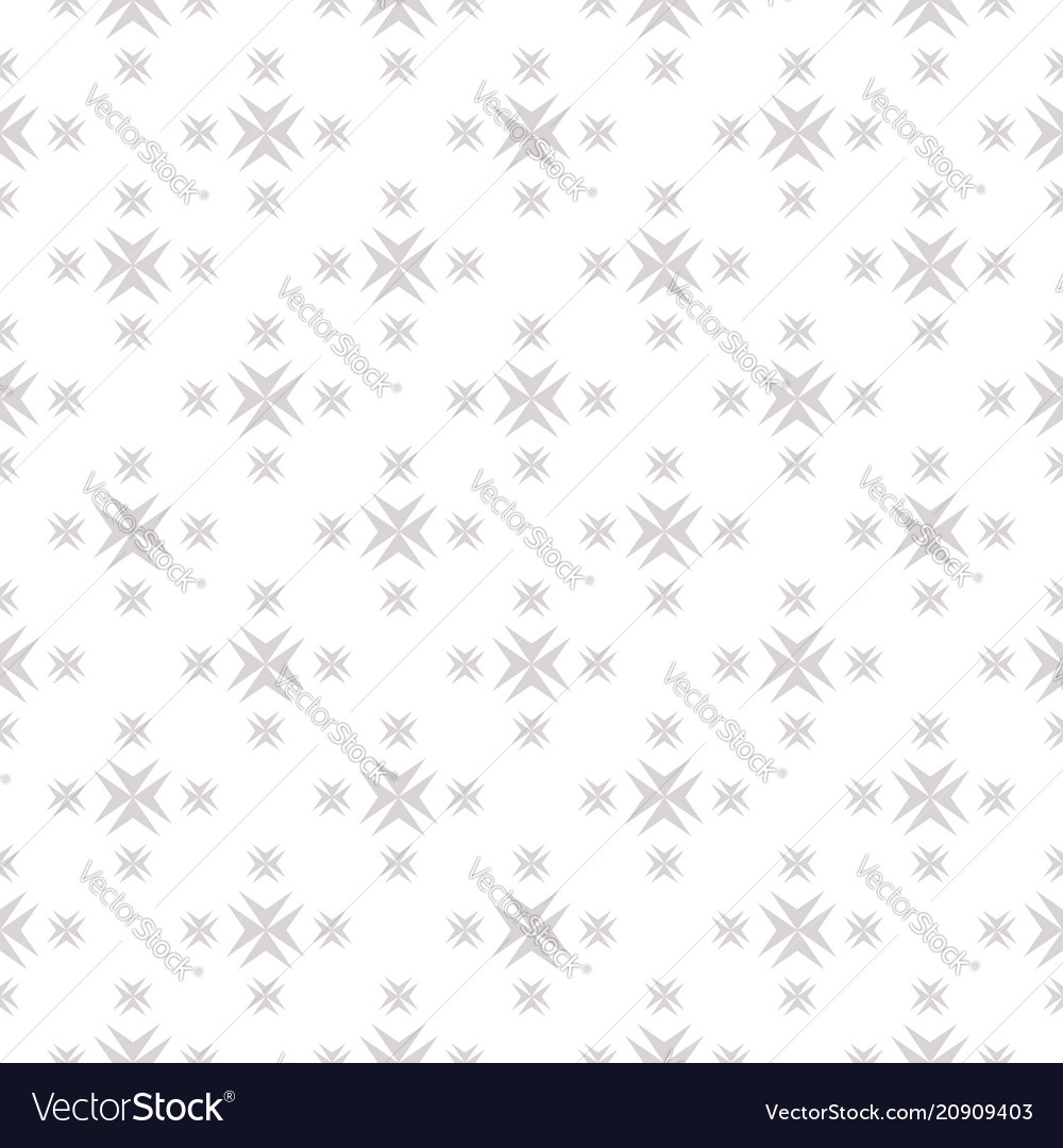 Ornamental seamless pattern with cross shapes vector image Ornamental seamless pattern with cross shapes