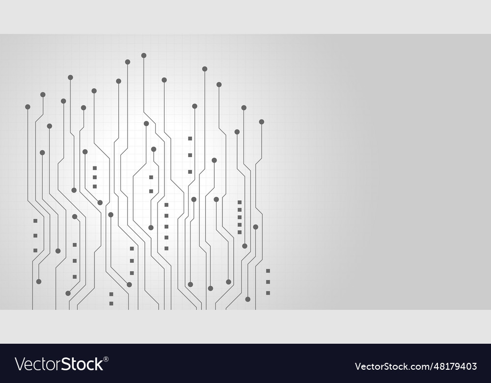 Technology background with hi-tech digital data vector image Technology background with hi-tech digital data