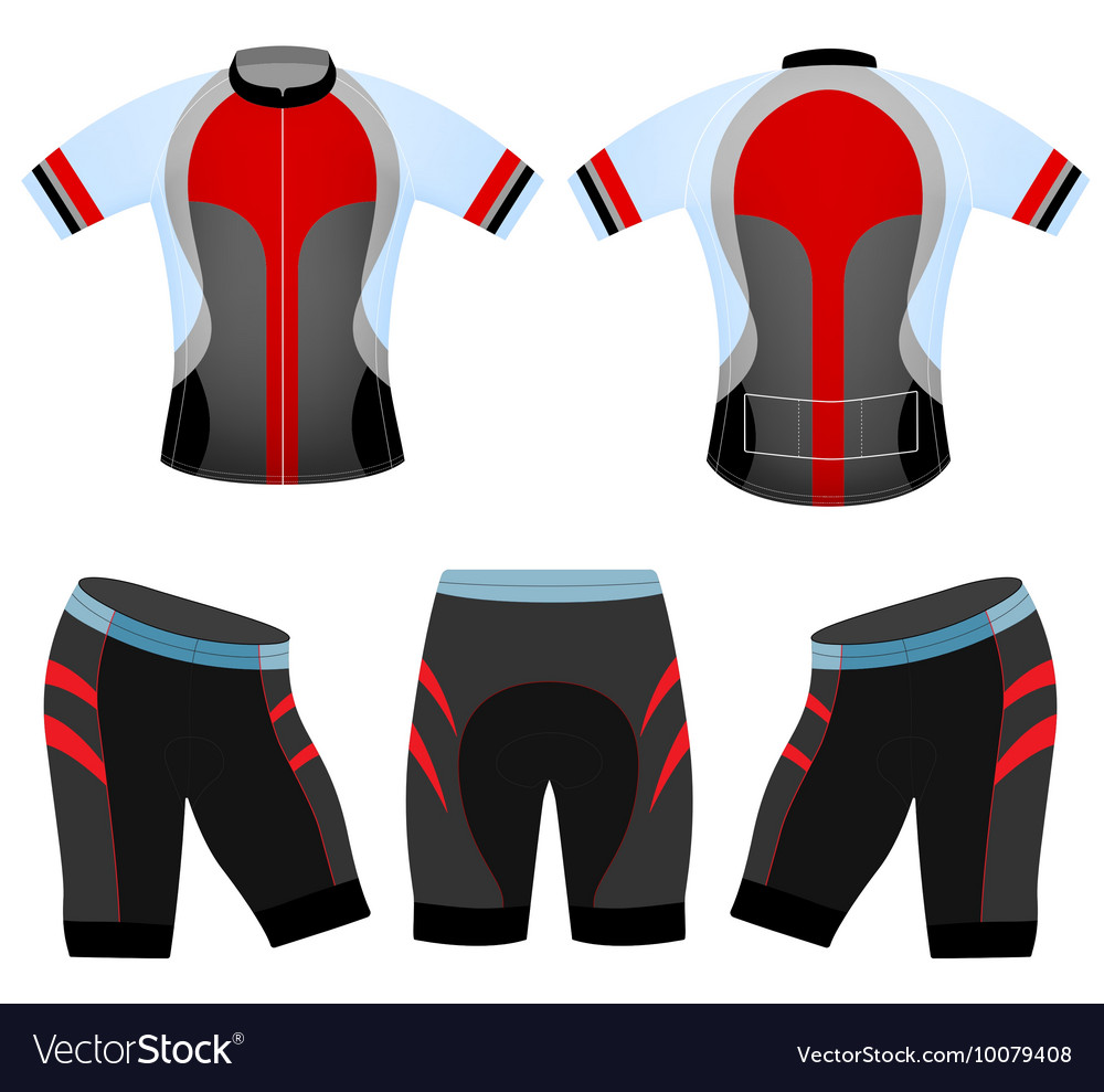 Cycling vest team Royalty Free Vector Image - VectorStock