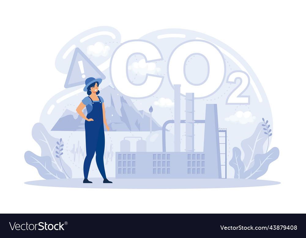 Environmental ecological problems air Royalty Free Vector