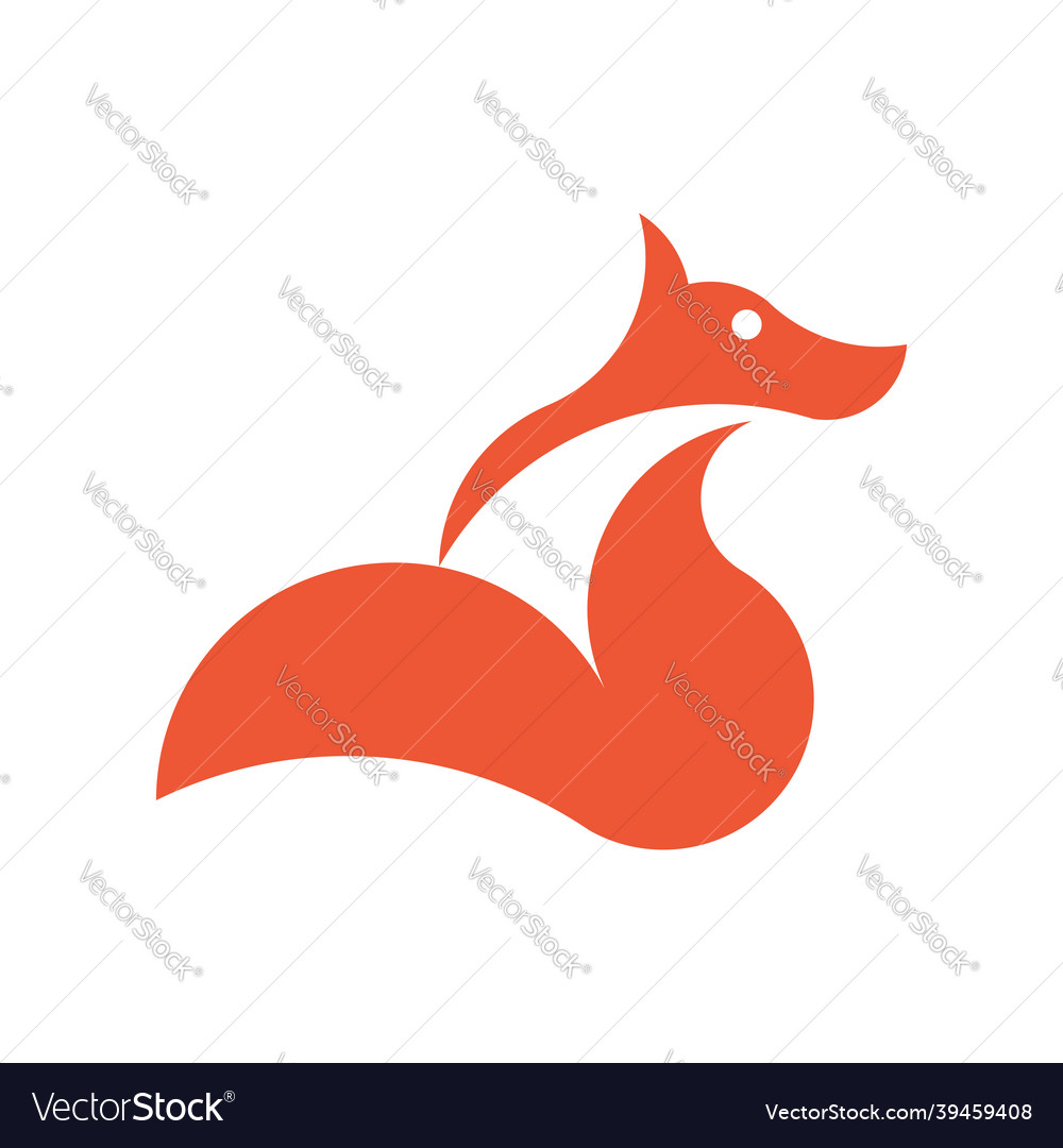 Fox in golden ratio style editable Royalty Free Vector Image Fox in golden ratio style editable Royalty Free Vector Image