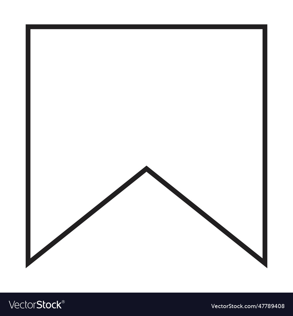 Incoming flow chart shape element for process vector image Incoming flow chart shape element for process