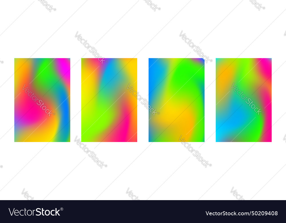 Set abstract gradient blurred background