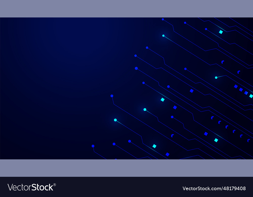 Technology background with hi-tech digital data vector image Technology background with hi-tech digital data