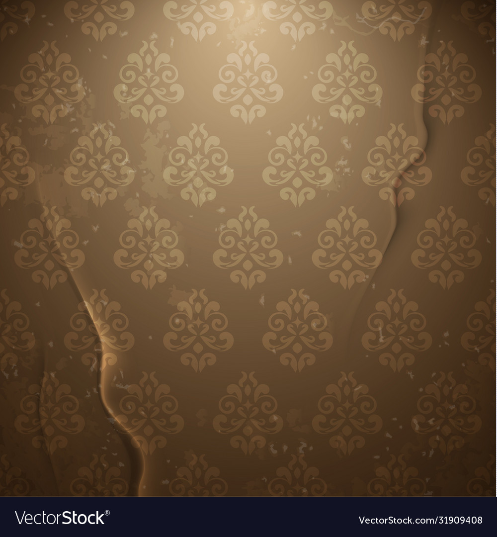 Vintage wallpaper background vector image Vintage wallpaper background