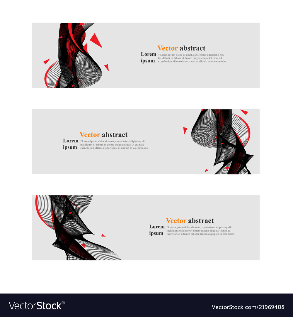 Website header or banner web set abstract