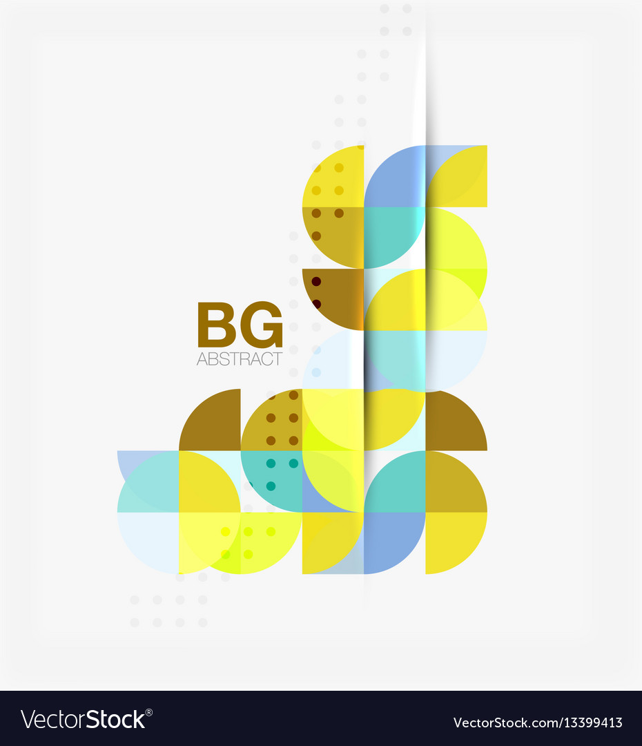Abstract background of circle elements