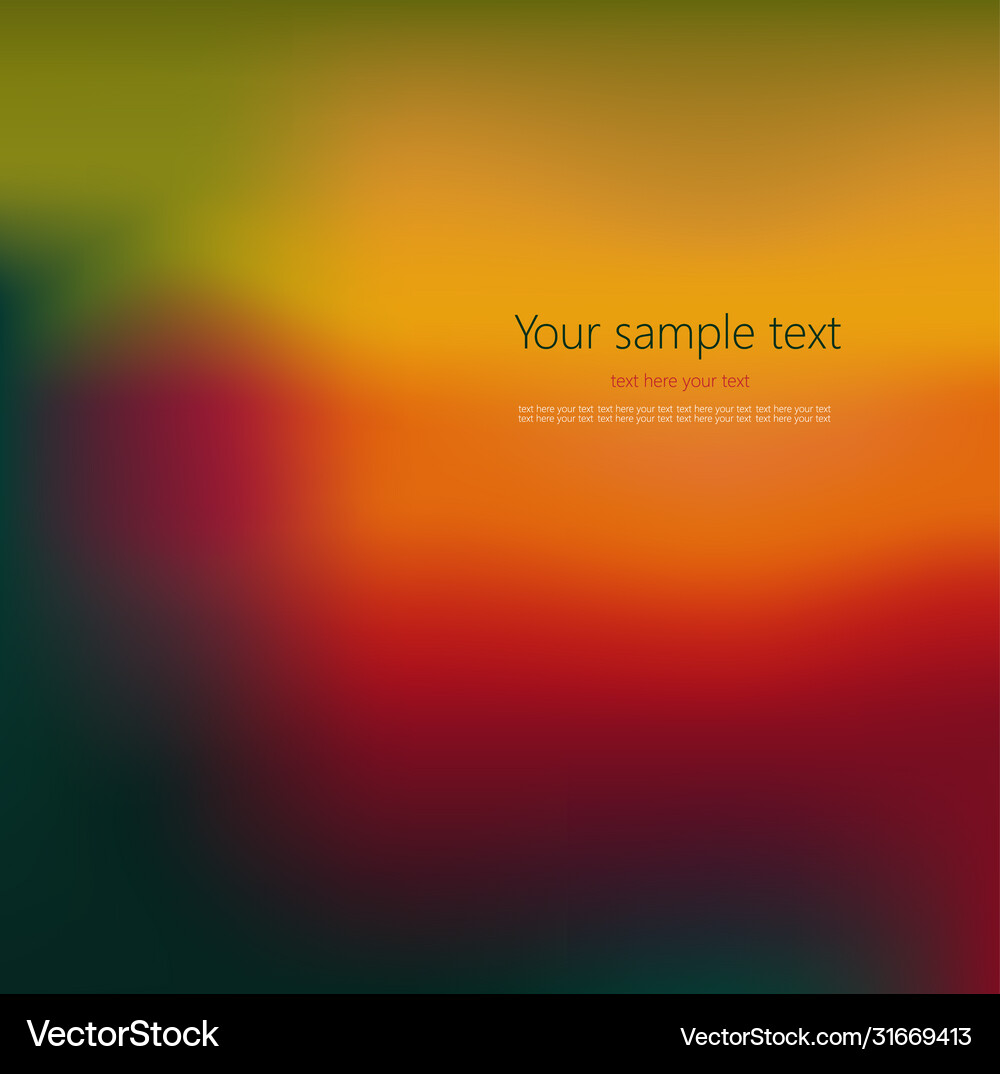 Abstract concept multicolored blurred background Vector Image