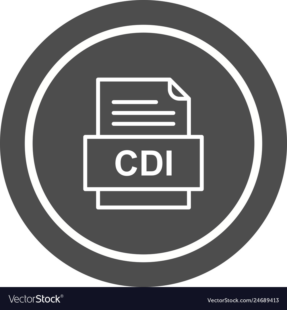 Cdi file document icon