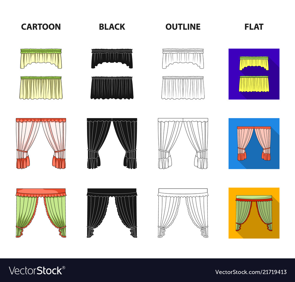 Different types of window curtainscurtains set