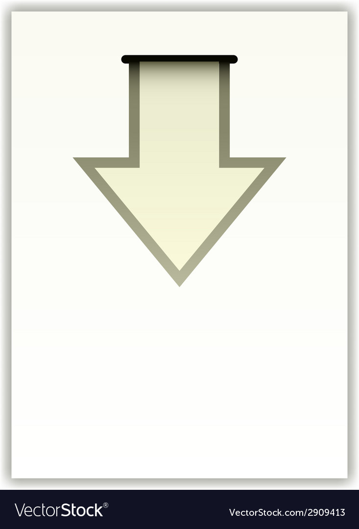 Paper with arrow
