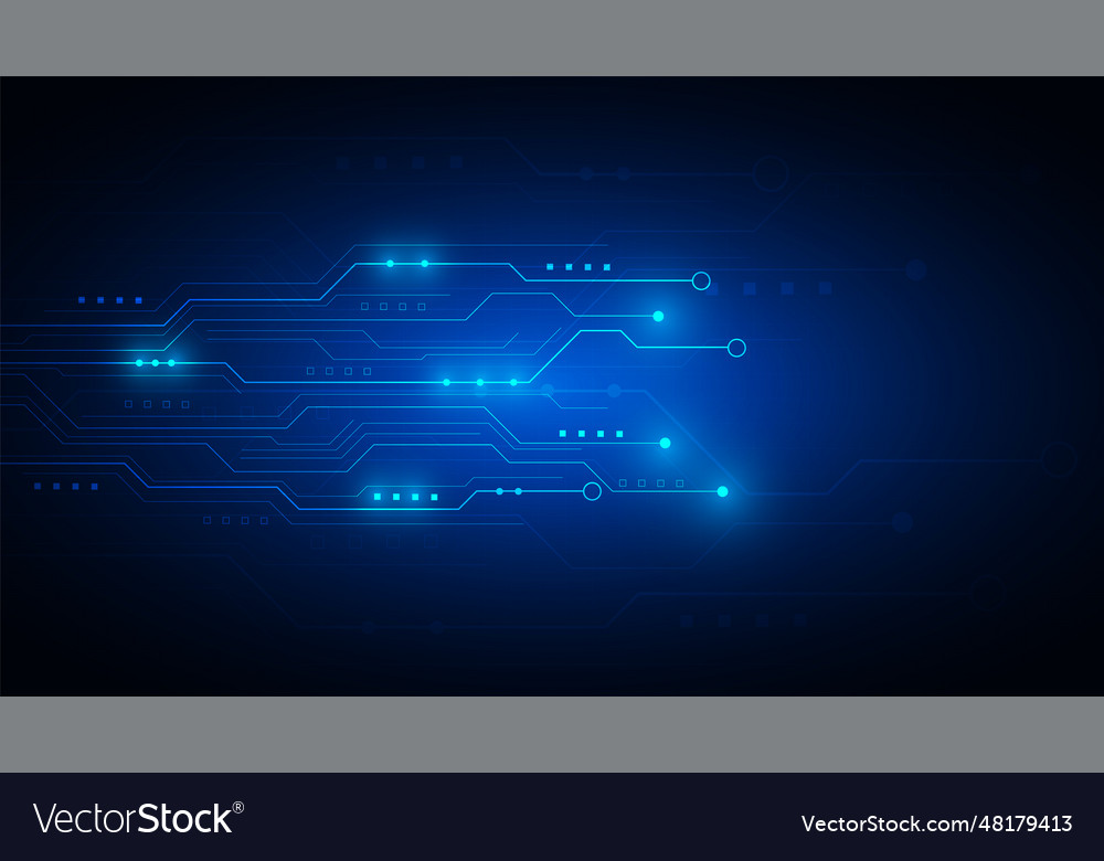 Technology background with hi-tech digital data vector image Technology background with hi-tech digital data