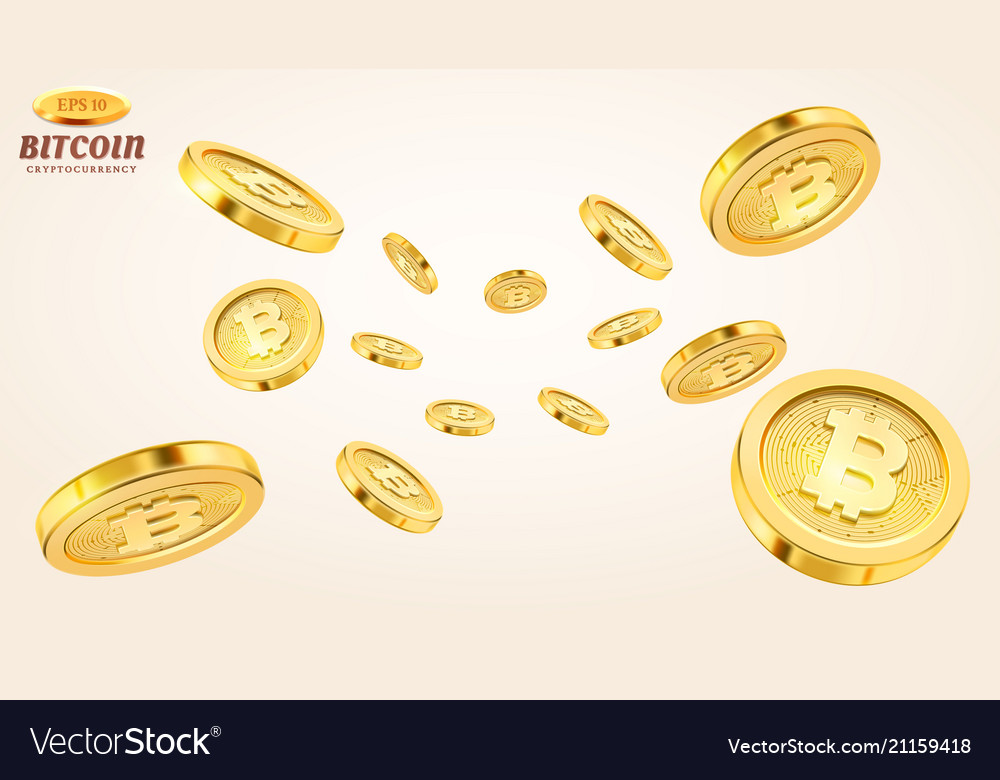 Cryptocurrency concept or electronic payments vector image Cryptocurrency concept or electronic payments