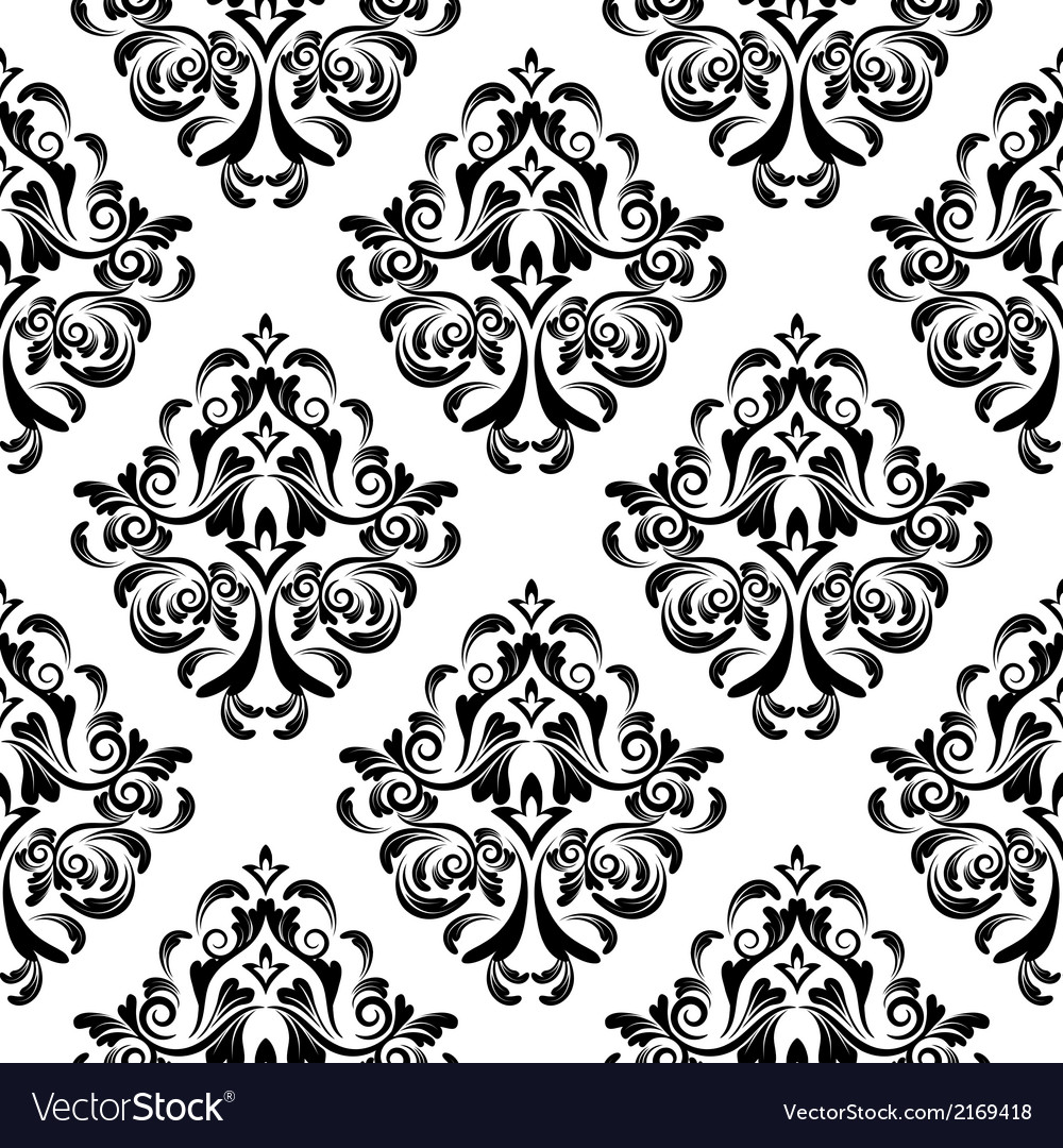 Damask wallpaper