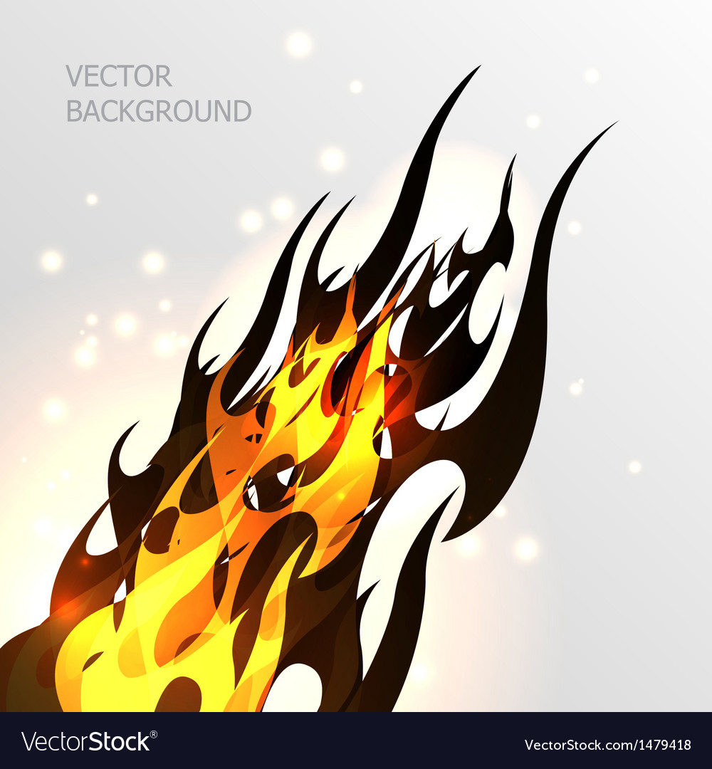 Flaming Abstract Background