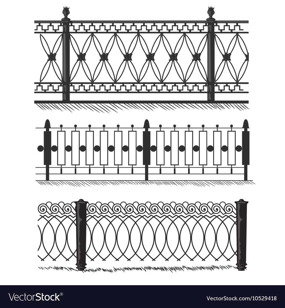 iron fence svg free