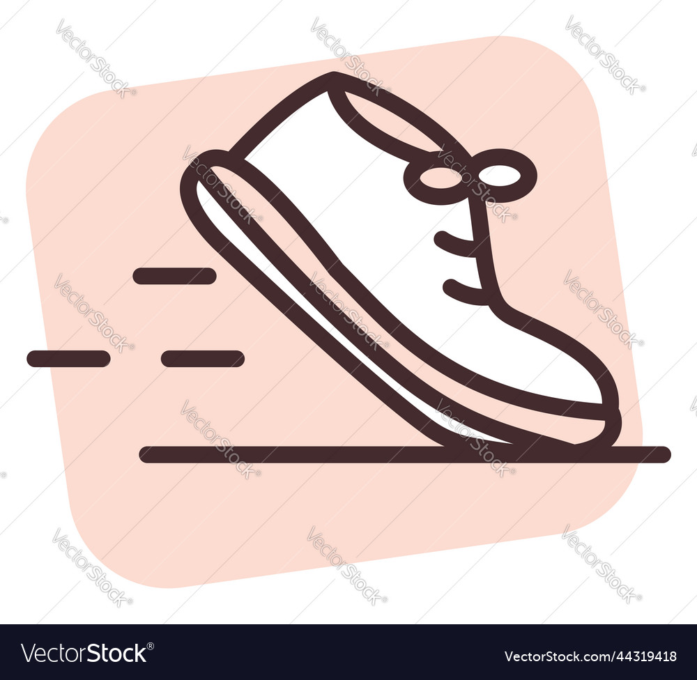 Park shoes on white background