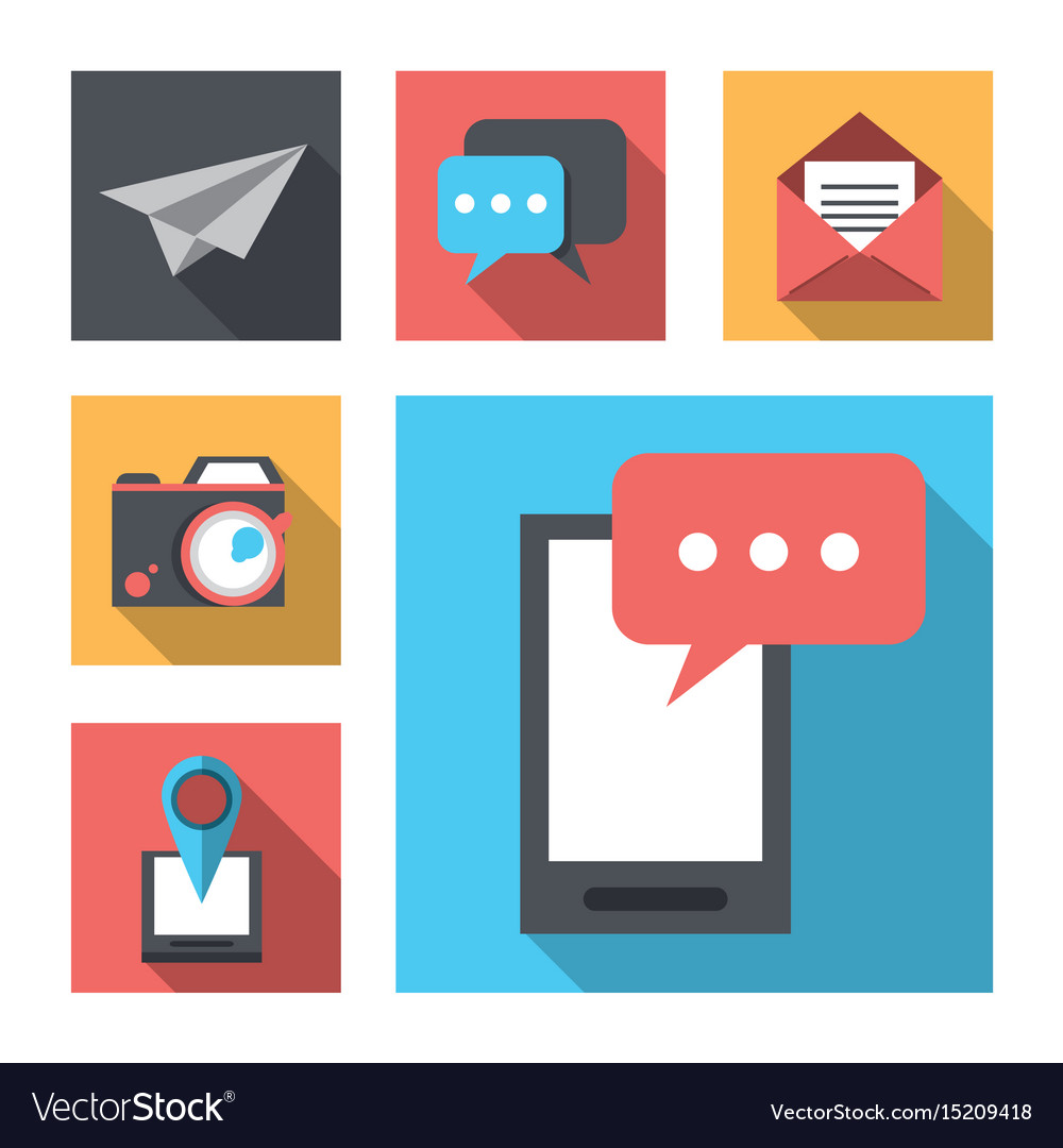 White background with business leaflet model two