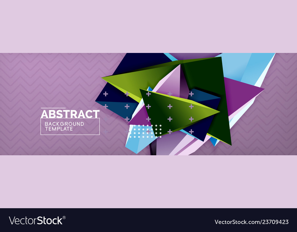 3d triangular shapes abstract background
