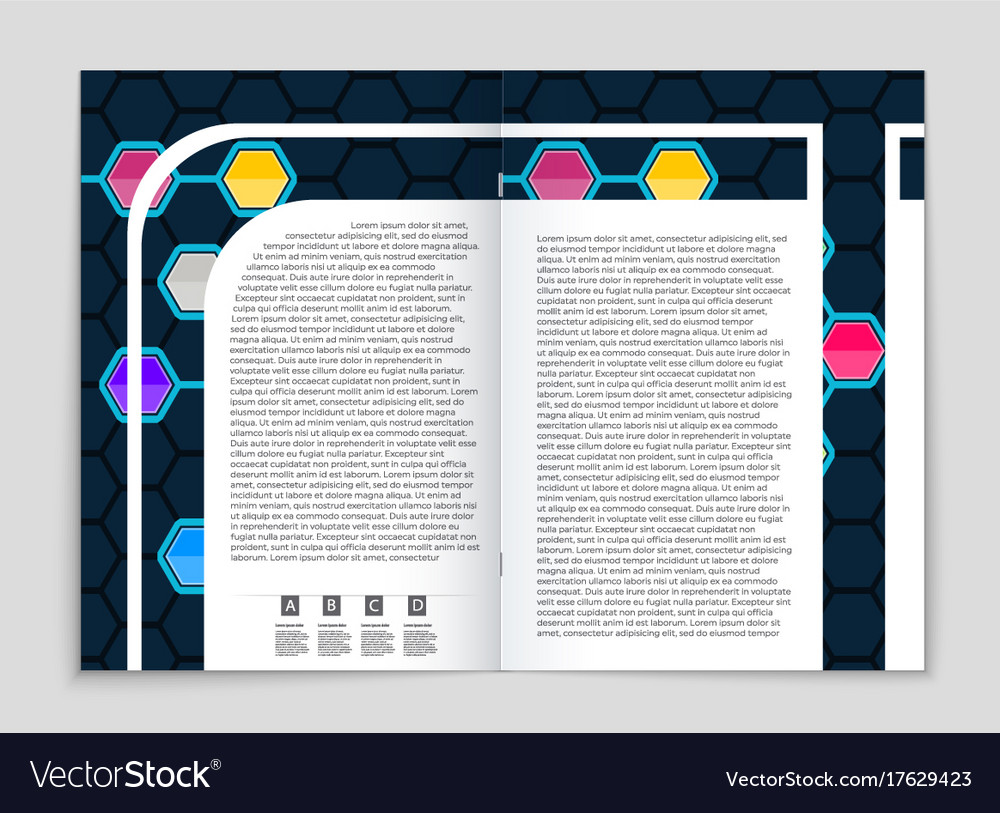 Abstract layout background set for art