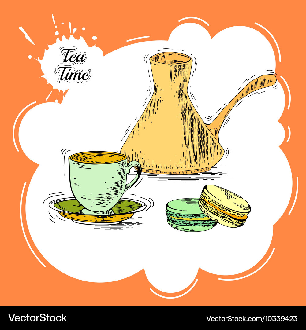 Coffee elements set Royalty Free Vector Image - VectorStock