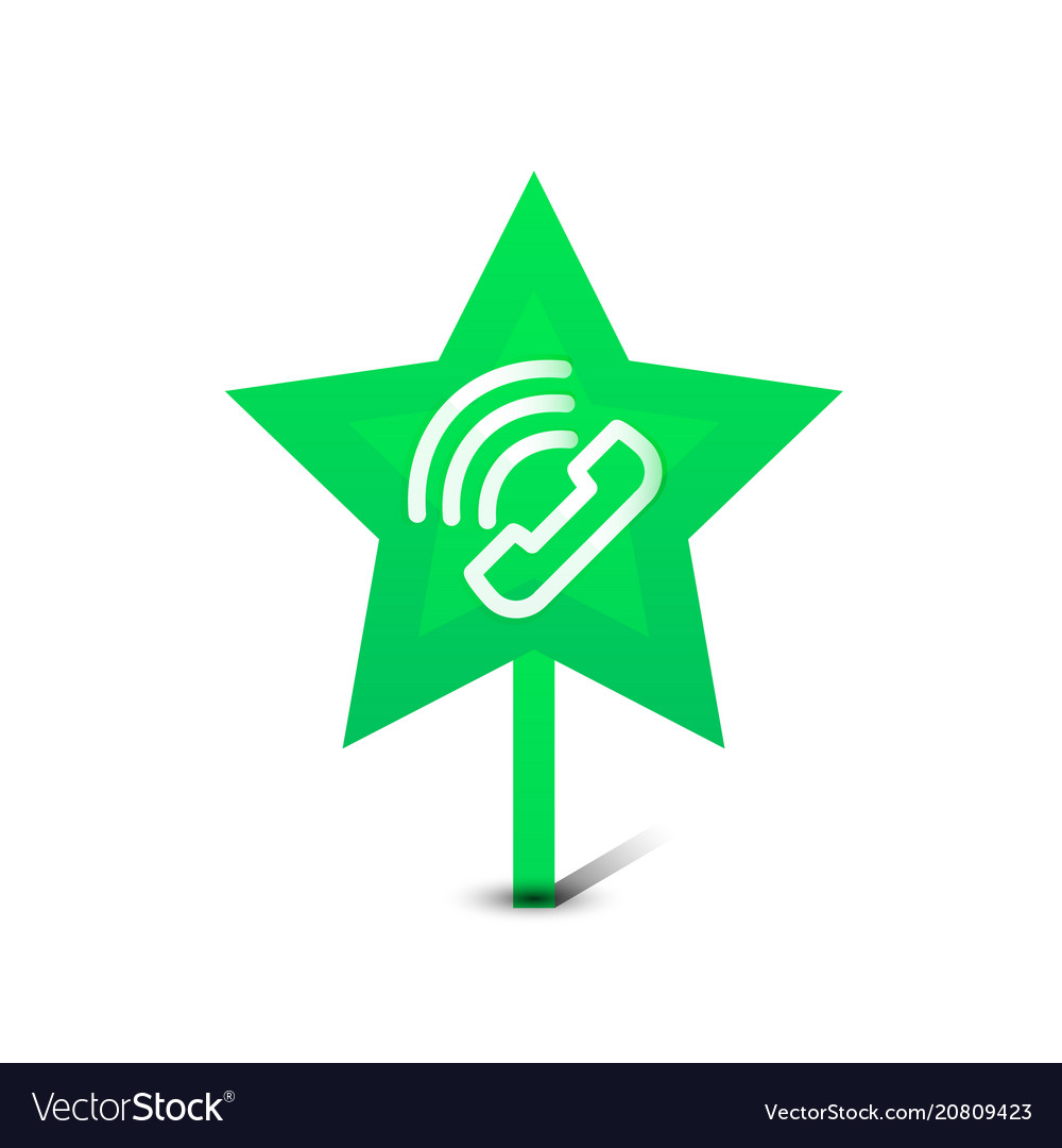Phone support web button vector image Phone support web button
