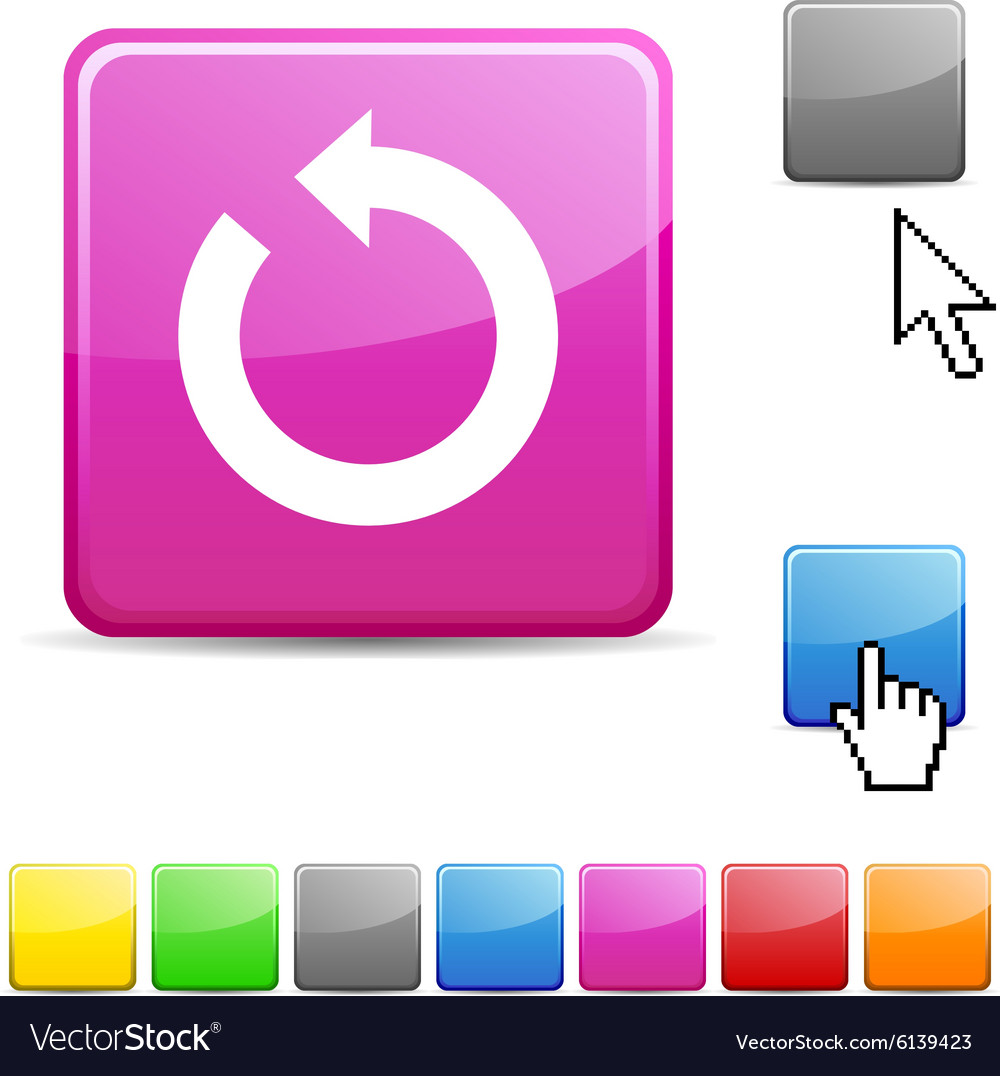 Refresh glossy button