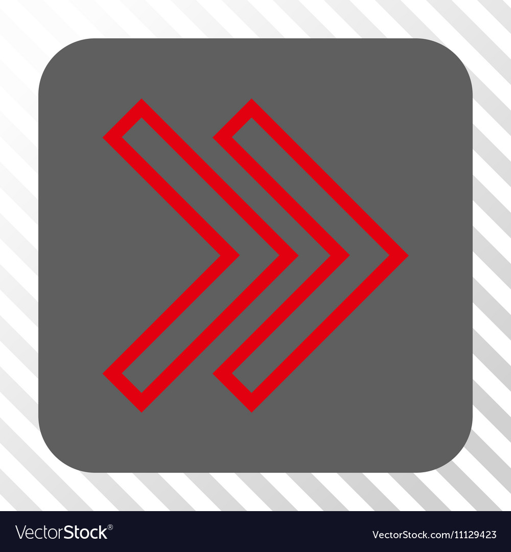 Shift right rounded square button