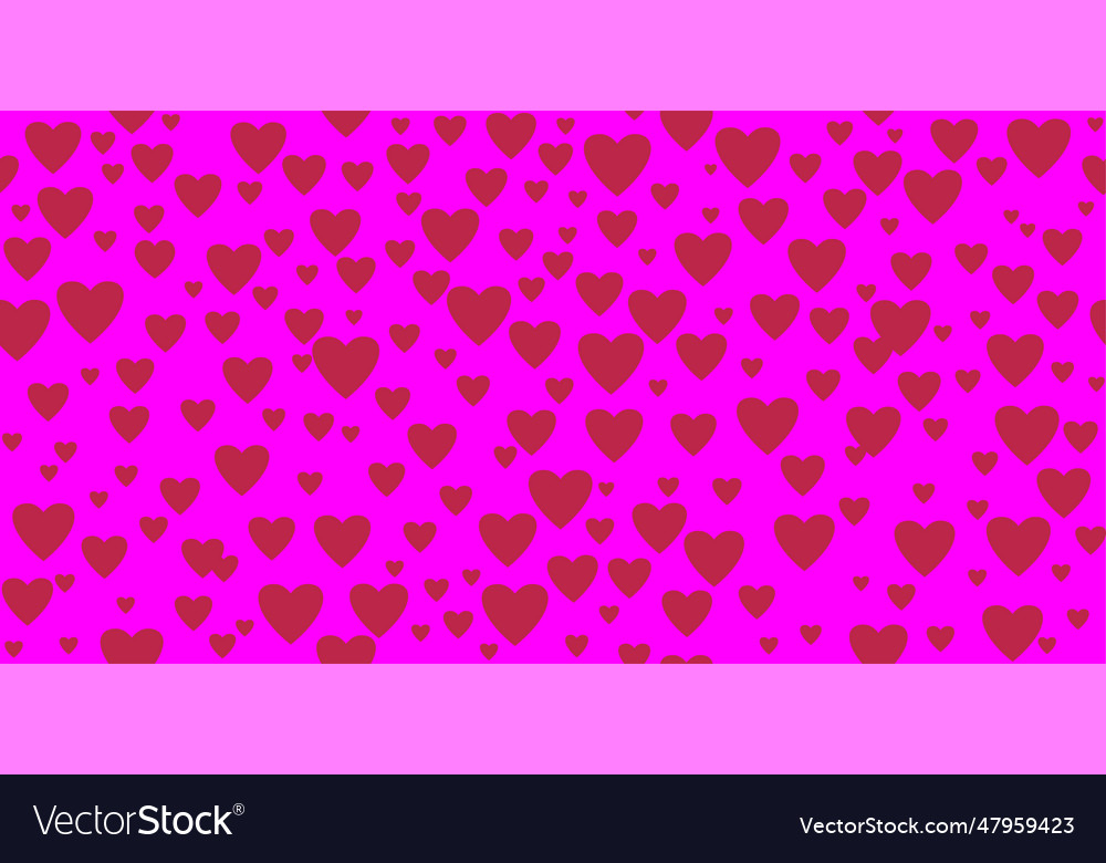 Spontaneous Pink Hearts Background Royalty Free Vector Image 9492