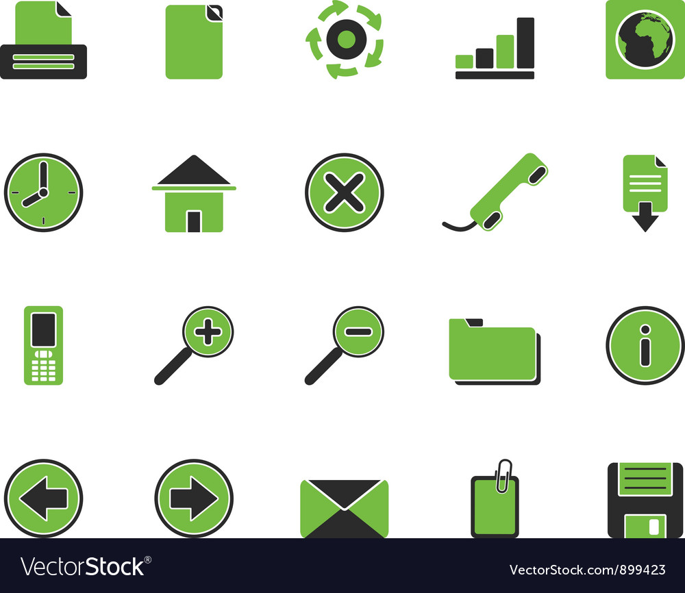 Web icons