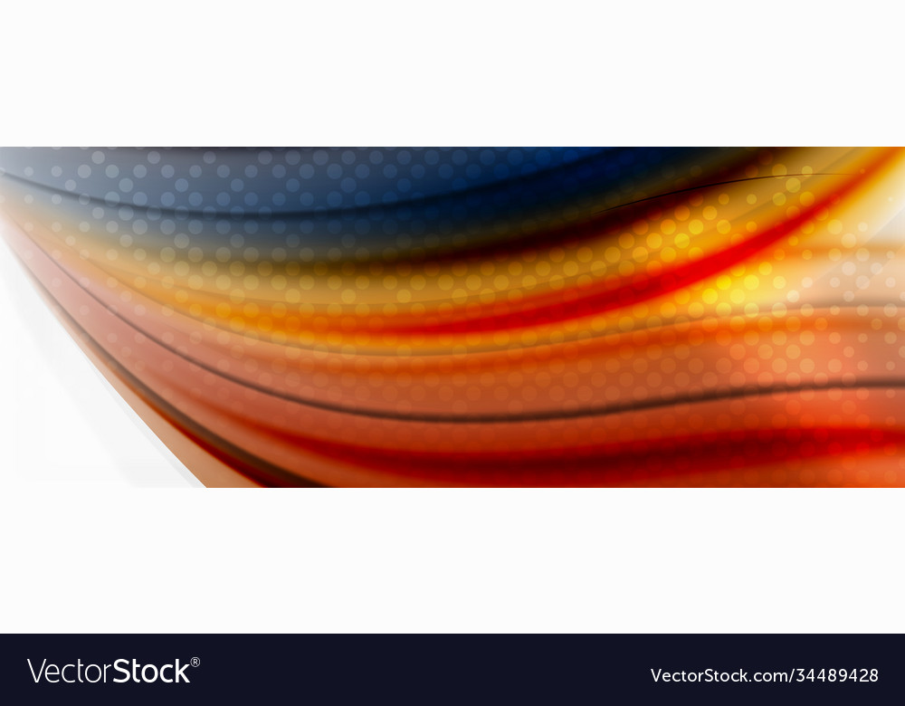 Abstract background smooth flowing lines blurred vector image Abstract background smooth flowing lines blurred