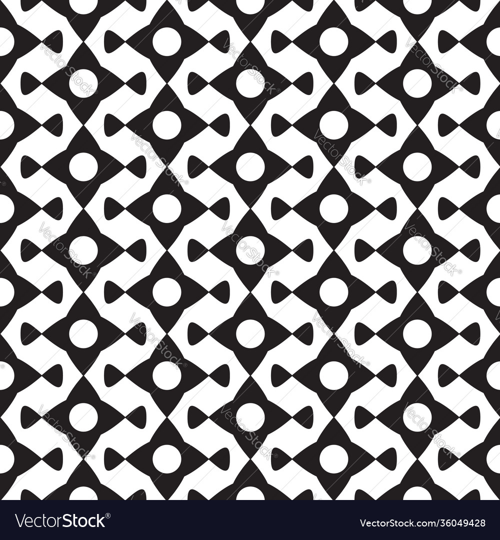 Abstract black minimalistic seamless pattern