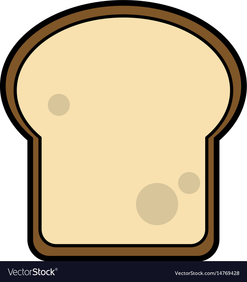 Bread slice icon image