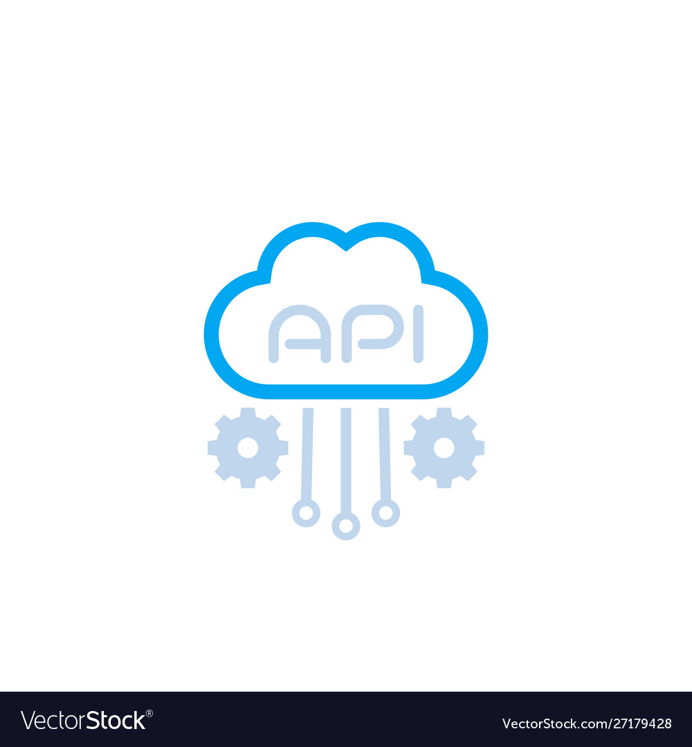 Cloud api software integration icon