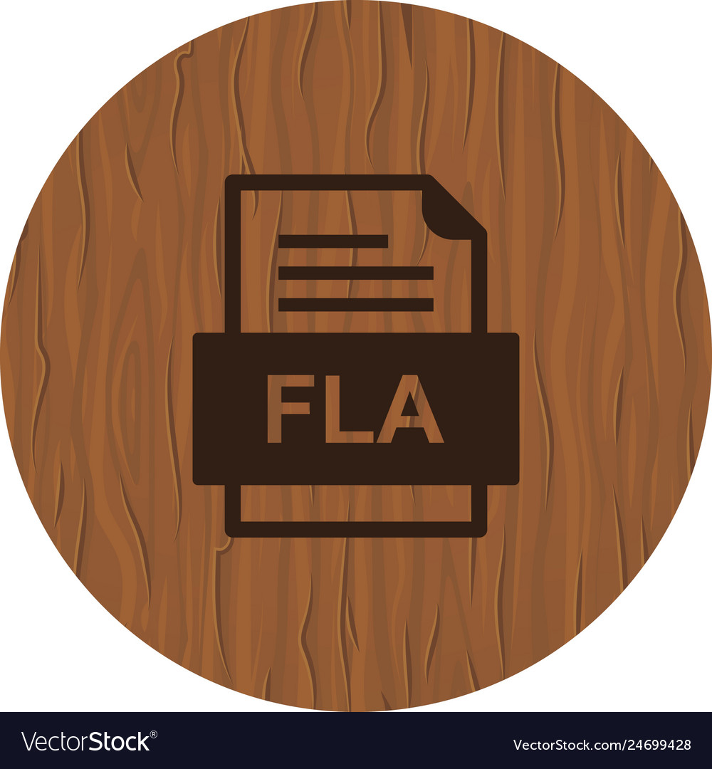 Fla file document icon