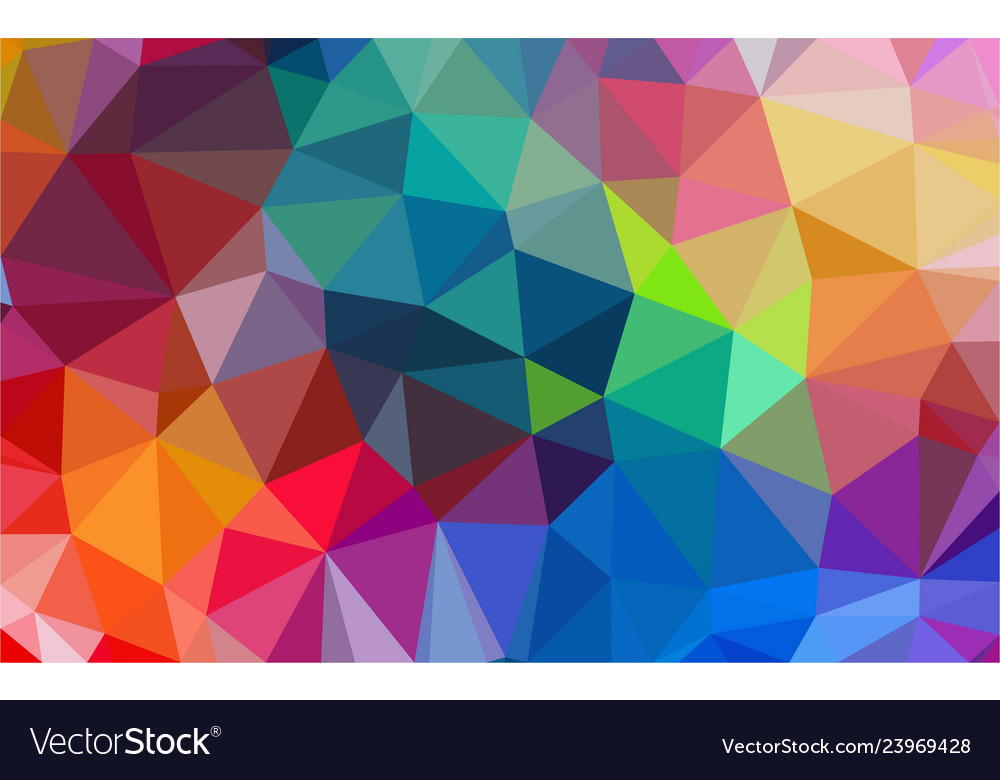 Geometric Multicolor Polygon Background