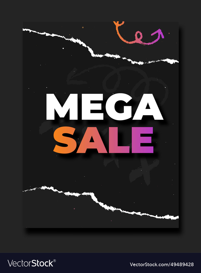 Mega sale poster