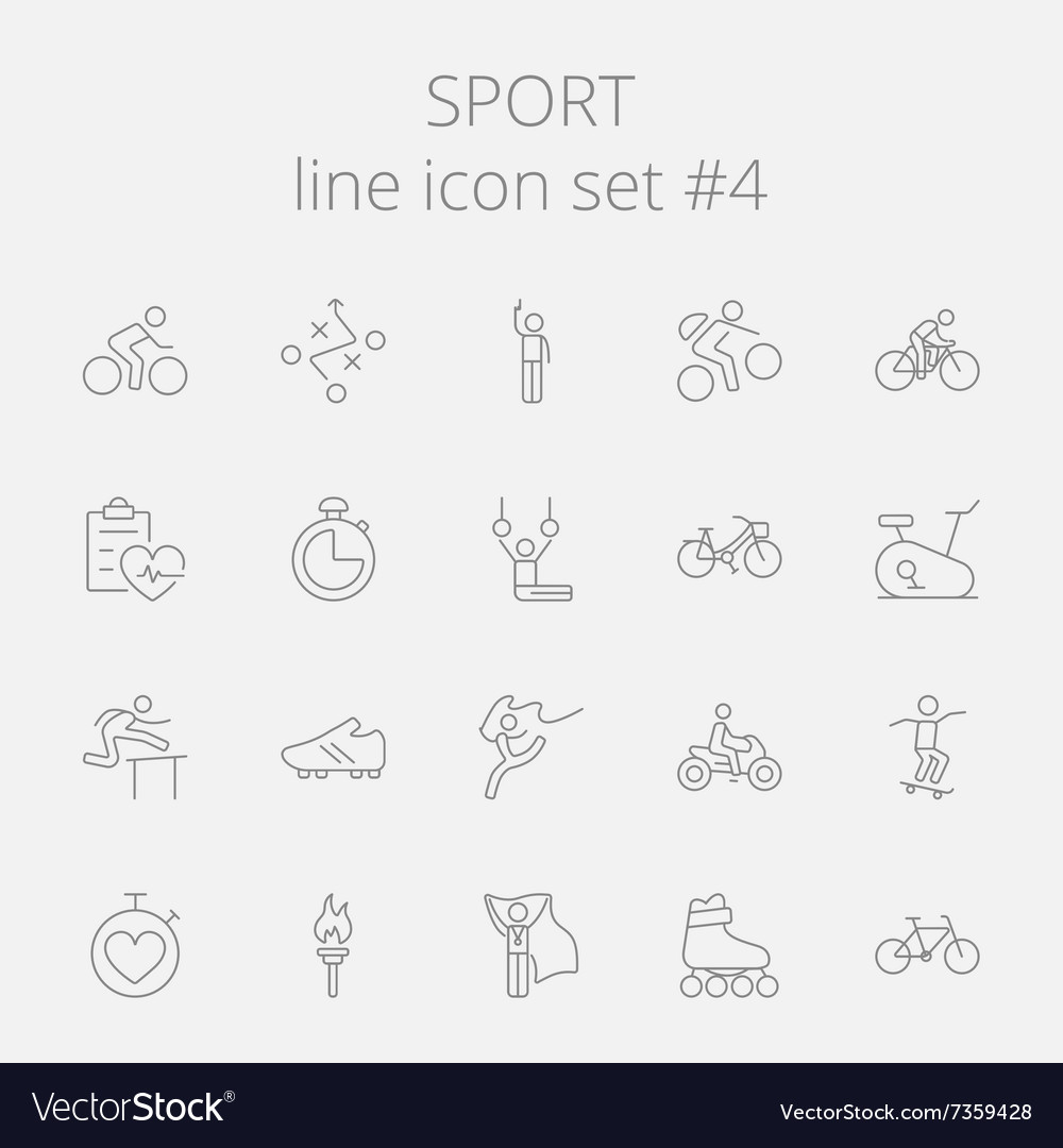 Sport icon set