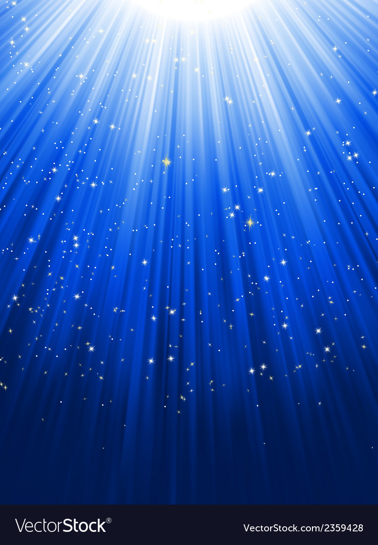 Stars on blue striped background eps 8 Royalty Free Vector