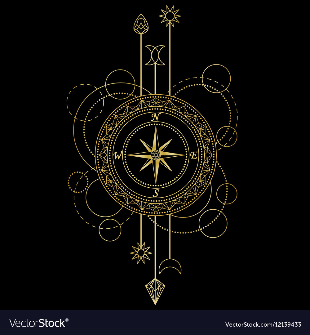 Celestial Compass Pattern
