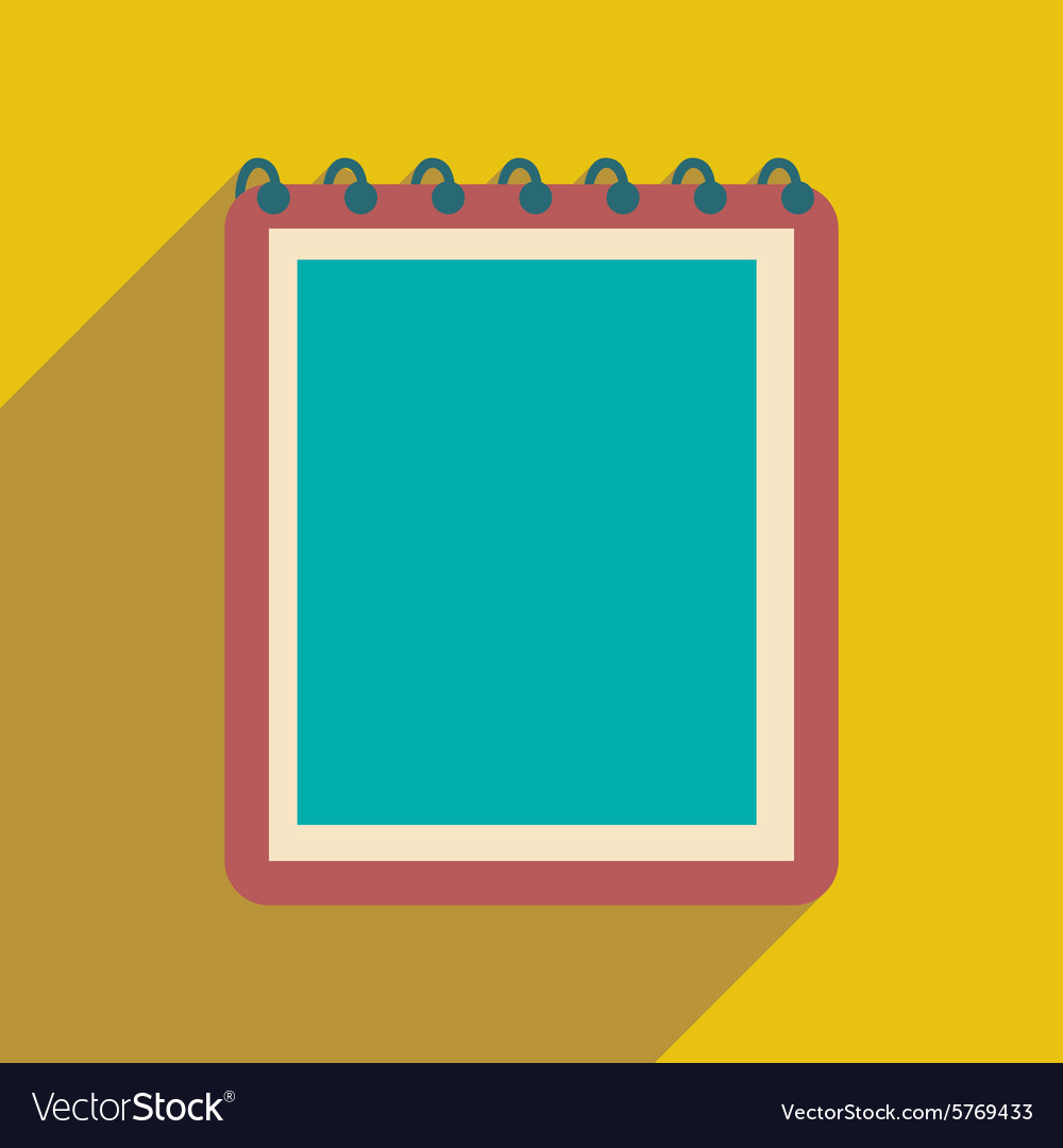 Flat with shadow icon and mobile application