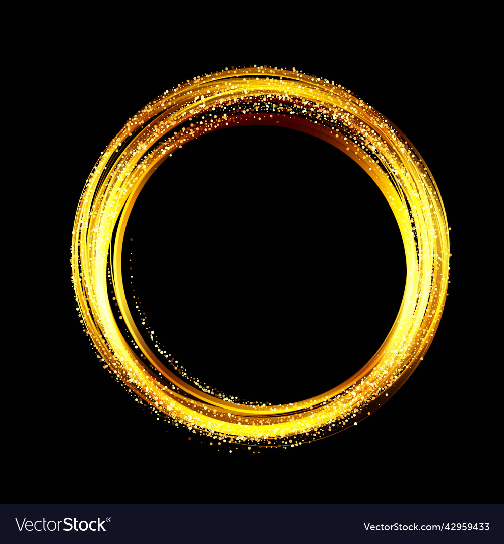 Golden Ring Light Circles