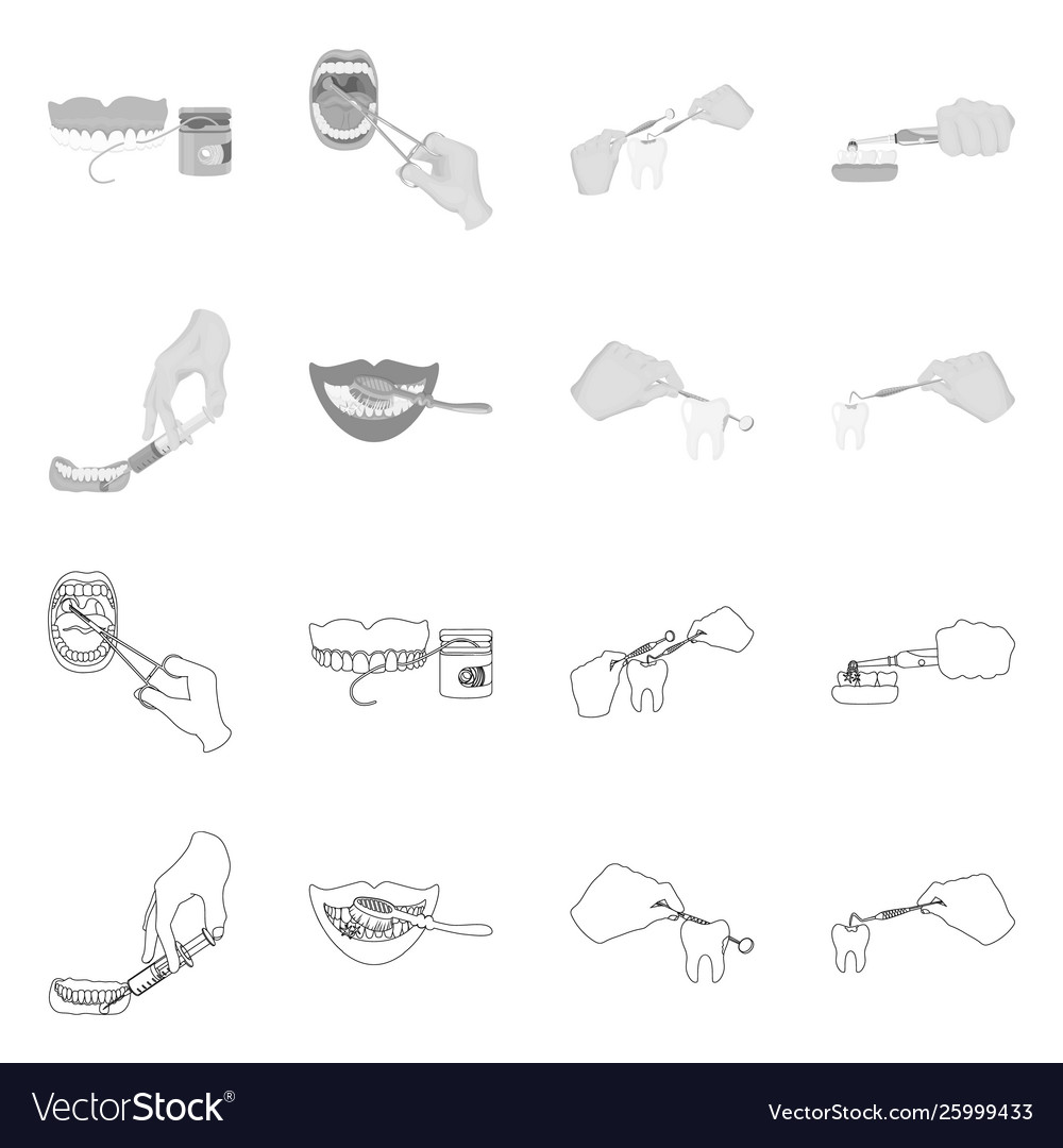 Isolated object tooth and happy icon
