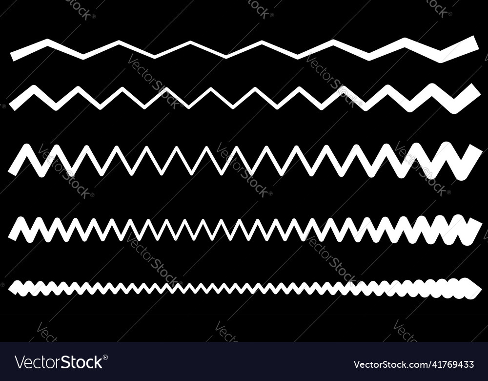 Line stripe element with distorted deformed effect