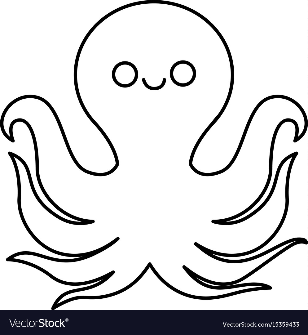 Octupus icon image Royalty Free Vector Image - VectorStock